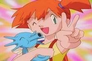 Misty was a trainer that accompanied Ash long before Pokemon Contests were a thing (Image via OLM, Inc)